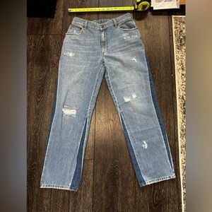 Ser.o.ya mid rise vintage straight 29 2 tone Maggie